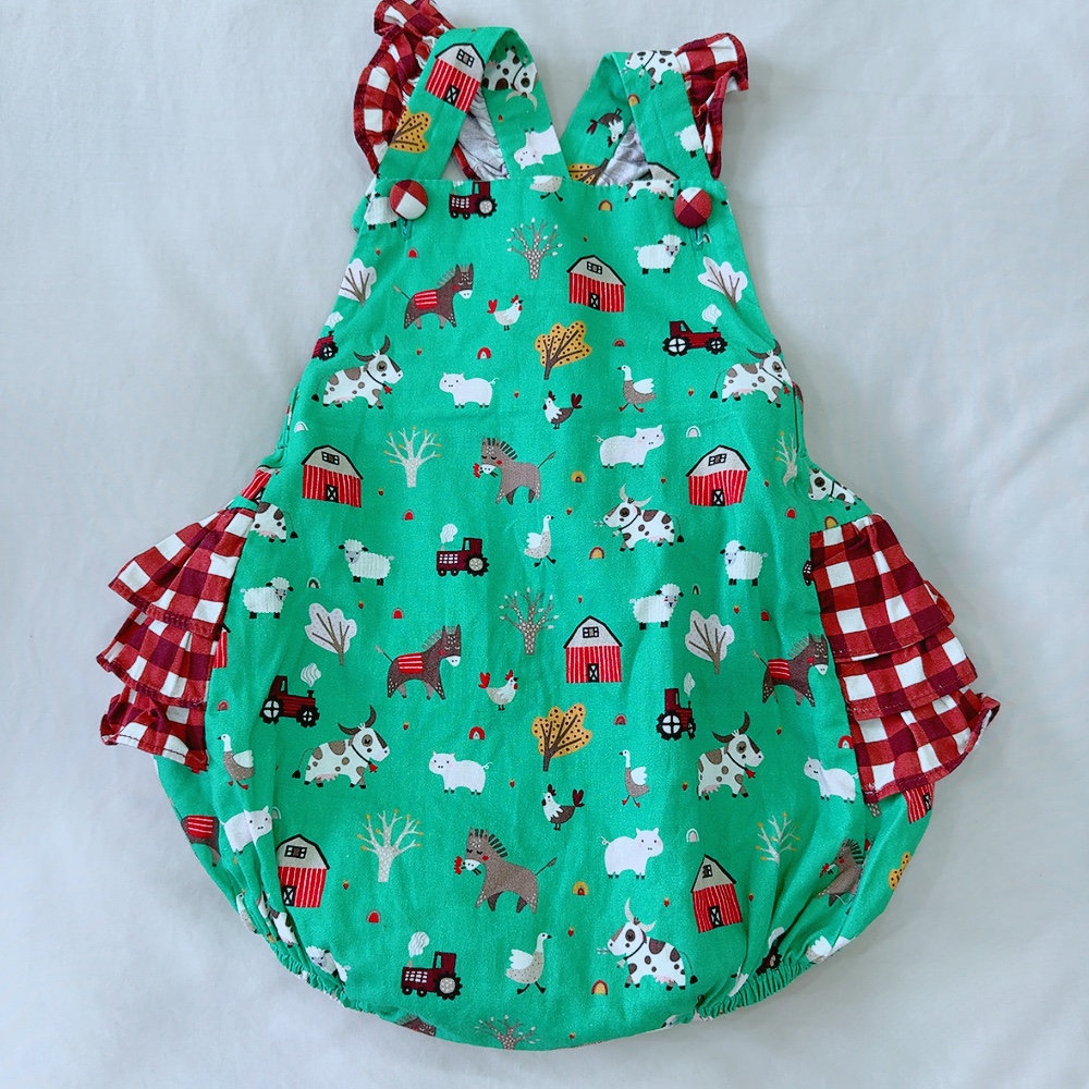 Ricrac&Ruffles (Kindilu) 包屁 6/9