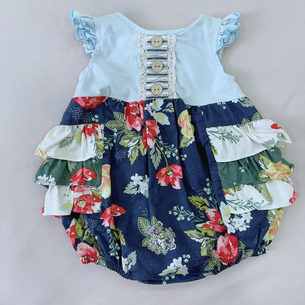 Ricrac&Ruffles (Kindilu) 包屁 6/9