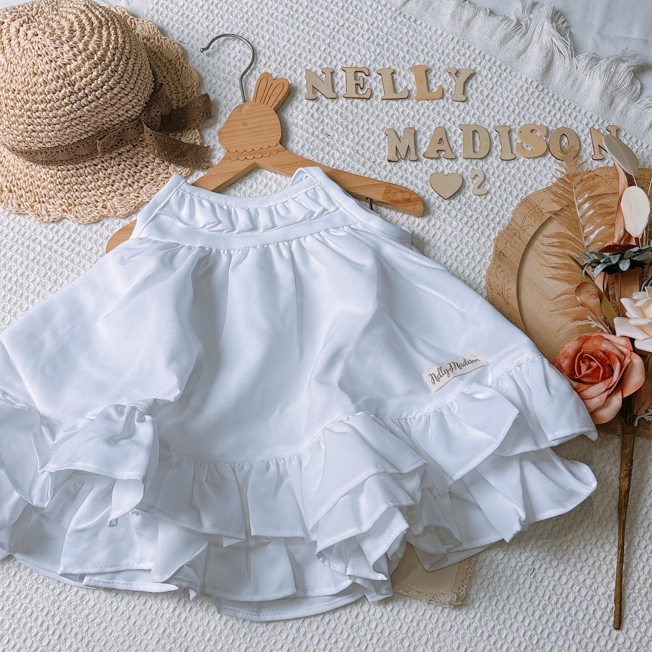 Nelly Madison 全新純白NM 2T