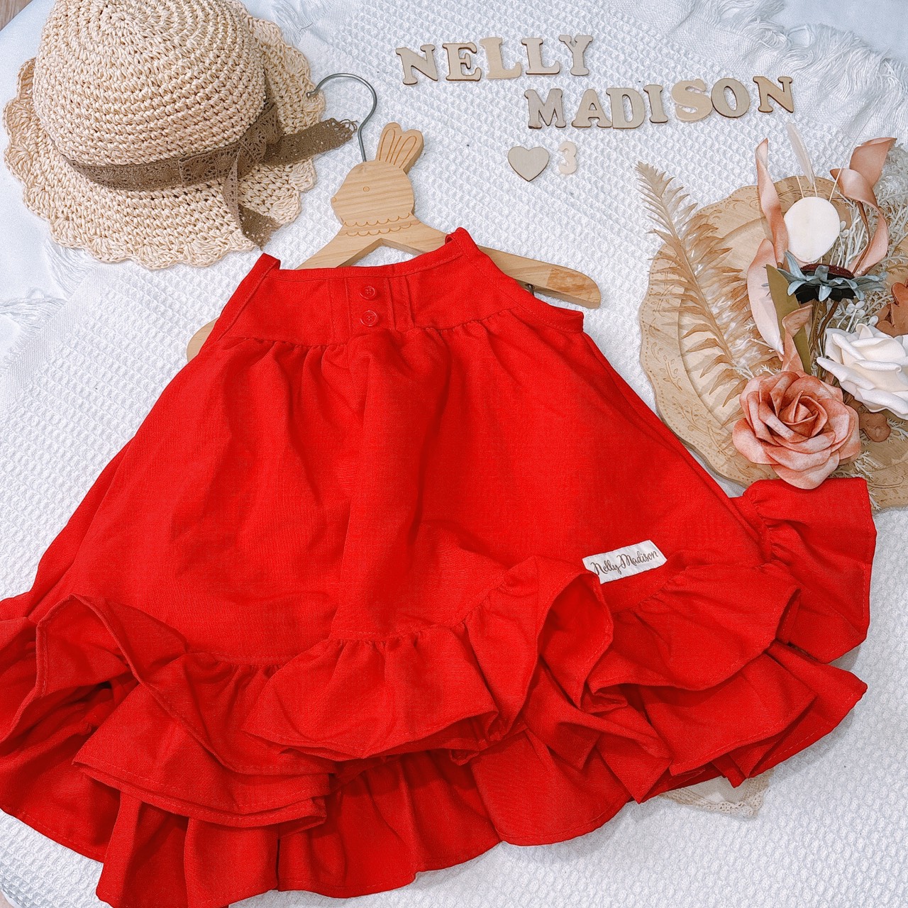 Nelly Madison 全新正紅色 3T