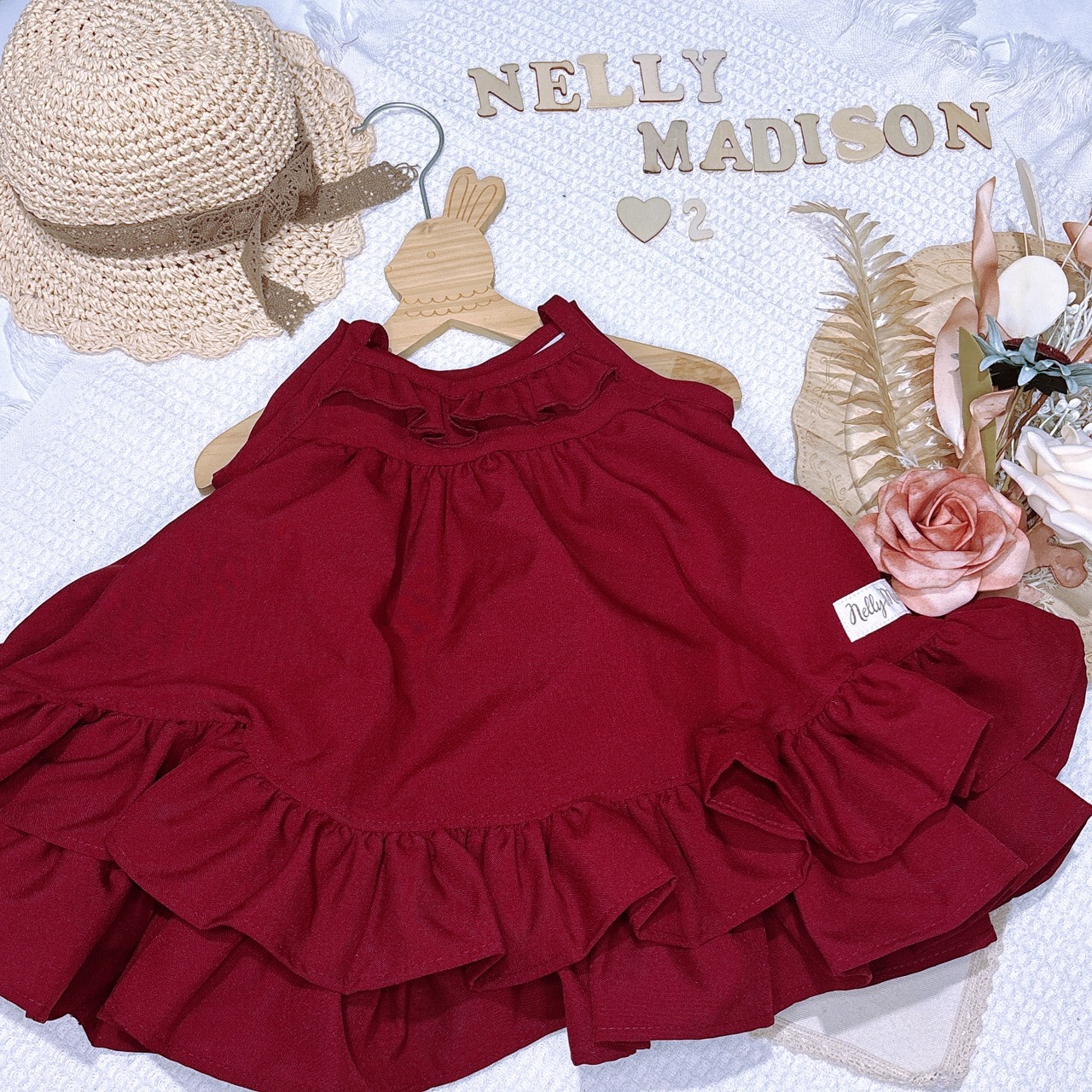 Nelly Madison 全新酒紅 2T