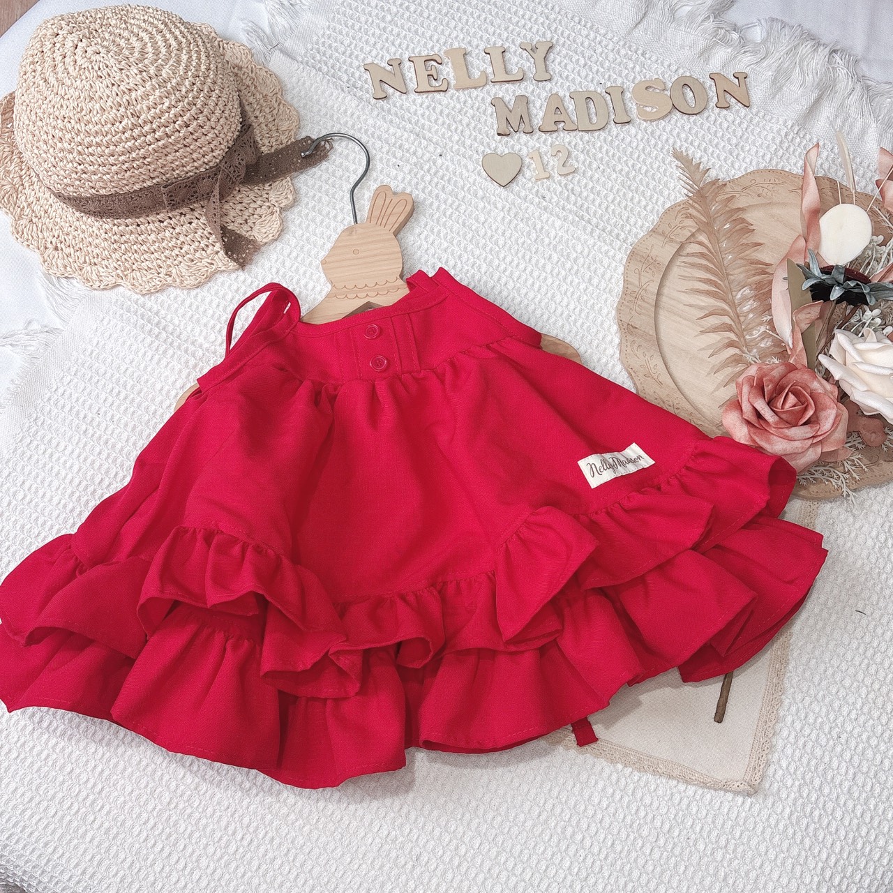 Nelly Madison 全新正紅 12m
