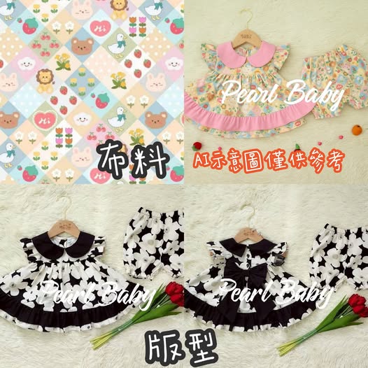 珍珠貝比 PEARL BABY 250824泰國PBJ手工套裝set童趣【J276】 24m