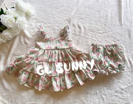 GL_sunny GLA家三層洋套裝-粉玫瑰 S